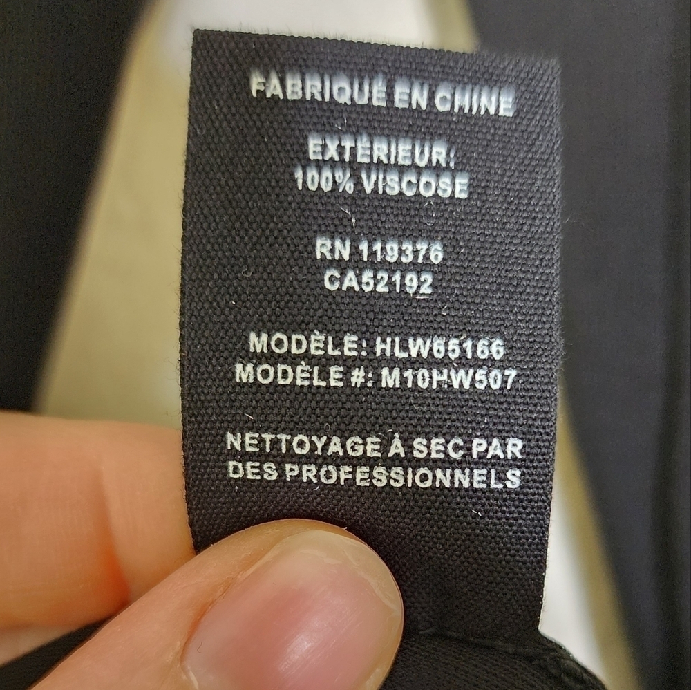 Helmut Lang Black Blazer Top XL - Picture 8 of 8
